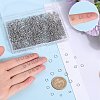 SOFPLATE 3000Pcs 3 Styles 304 Stainless Steel Open Jump Rings STAS-SP0001-68-3