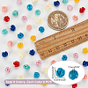 48pcs 8 colors Epoxy Resin Beads RESI-GA0001-28-2