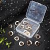 Beebeecraft 20Pcs Brass Donut Stud Earring Findings KK-BBC0004-87-6