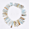 Natural Flower Amazonite Beads Strands G-S355-18-3