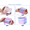 Magibeads 40Sets 4 Color Square Fold Paper Candy Boxes CON-MB0001-17-12