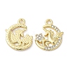 Alloy Rhinestone Pendants ALRI-P005-05G-1