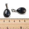 Natural Obsidian Pendants G-I358-B22-4