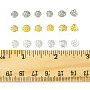 300Pcs 3 Styles Brass Bead Caps IFIN-FS0001-43-5