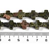 Natural Unakite Beads Strands G-I369-A08-01-5