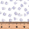 Transparent Inside Colours Glass Seed Beads SEED-T007-13H-4