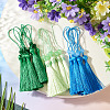 24Pcs 3 Colors Polyester Tassel Decorations OCOR-TADJ0007-01C-4