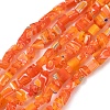 Handmade Millefiori Lampwork Beads Strands LAMP-P070-02A-05-1