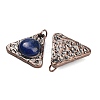 Dyed Natural Lapis Lazuli Pendants GG-CBACC2B-04R-03-3