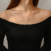 Stainless Steel Pendant Necklaces KE9044-2-4