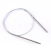 Steel Wire Stainless Steel Circular Knitting Needles and Random Color Plastic Tapestry Needles TOOL-R042-800x3.5mm-3
