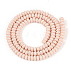 Opaque Spray Painted Glass Beads GLAA-ZX008-4mm-18H-2
