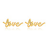 Valentine's Day 304 Stainless Steel Stud Earrings WGDA88F-01-5