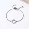 Stainless Steel Snake Chain Slider Bracelets KL8583-2