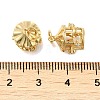 Brass Micro Pave Clear Cubic Zirconia Pendants KK-K349-16-4
