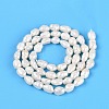 Natural Baroque Keshi Pearl Beads Strands PEAR-N031-01D-3
