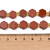 Natural Red Jasper Beads Strands G-F833-B15-01-4