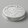 Aluminium Hollow Candle Canister Lids AJEW-WH0312-57C-1