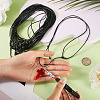 Waxed Polyester Cord Necklaces NJEW-TAC0022-05-6