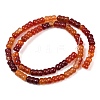 Natural Red Agate(Dyed & Heated) Beads Strands G-P595-A02-01-3
