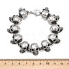 Halloween 304 Stainless Steel Link Chain Bracelets BJEW-D379-20C-AS-3