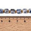 Natural Blue Spot Jasper Beads Strands GG-CBA96AE-A09-6x6mm-5