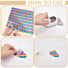 8Pcs 8 Colors Heat Transfer Vinyl Sheets FIND-NB0006-93-3