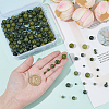 Natural Chinese Jade Beads Strands G-OC0001-32-3