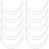 201 Stainless Steel Bra Underwire LS-FIND-WH0421-34E-1
