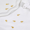 8Pcs 4 Styles Brass Charms KK-LP0004-12G-1