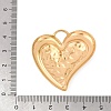 Hammered 304 Stainless Steel Pendants STAS-D129-06A-G-3