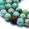 Natural Peruvian Turquoise(Jasper) Beads Strands G-E561-11-8mm-A01-3
