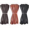 3Pcs 3 Colors Flat PU Leather Cord OCOR-CL0001-15A-1