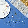 Gold and Silver Mixed Material Earring Findings Sets DIY-YW0009-60-5