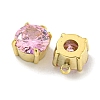 PVD Vacuum Plating Real 18K Gold Plated 304 Stainless Steel Cubic Zirconia Pendants STAS-L278-010G-02-2