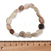 Natural Multi-Moonstone Stretch Beaded Bracelets LS-BJEW-K213-C14-3