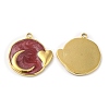 Real 18K Gold Plated 304 Stainless Steel Pendants STAS-A084-25G-03-1