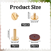 Brass Rivets Nails Set FIND-WR0012-63B-2