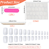Plastic Full Cover Press On False Nails MRMJ-CP0001-74-2