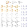 108Pcs 304 Stainless Steel Ear Stud Components STAS-UN0027-70-1