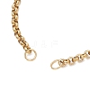 4MM 304 Stainless Steel Rolo Chain Bracelet Making AJEW-JB01464-01-2