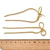 304 Stainless Steel Stud Earrings EJEW-A129-01G-3