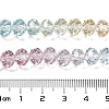 Transparent Painted Glass Beads Strands DGLA-A034-T6mm-A15-3