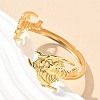 304 Stainless Steel Cuff Bangles for Women AJEW-P127-22G-3