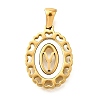 Golden 304 Stainless Steel Pendants STAS-K300-02G-Y-1