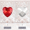 80Pcs 8 Styles Pointed Back Glass Rhinestone Cabochons RGLA-YW0002-08-3