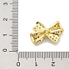 Rack Plating Brass Micro Pave Clear Cubic Zirconia Buttons KK-K293-07B-G-3