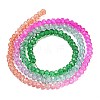 Transparent Painted Glass Beads Strands LS-DGLA-A034-T2mm-A03-5
