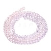 Transparent Painted Glass Beads Strands X1-DGLA-A034-T3mm-A05-5