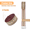 SUPERFINDINGS 3Pcs 3 Colors Ethnic Style Embroidery Polyester Ribbons OCOR-FH0001-38-2